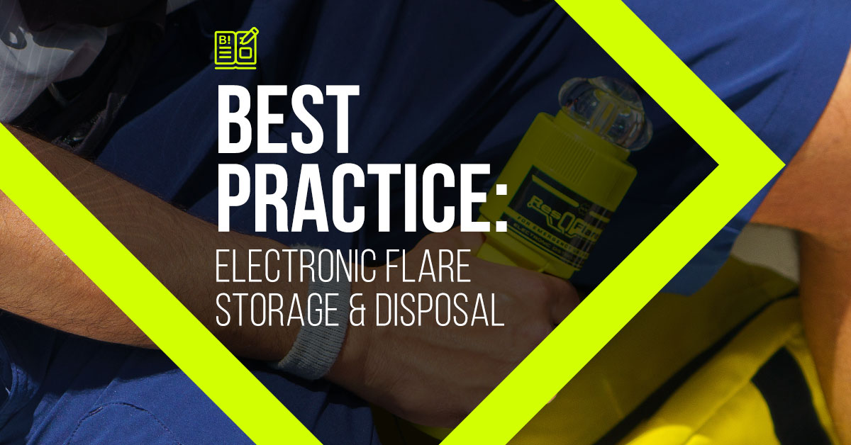 Best Practices for Storing and Disposing of Electronic Flares