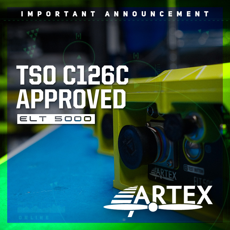 ACR Electronics Receives FAA TSO Authorization for New ARTEX ELT-DT for US-Manufactured Transport Aircraft